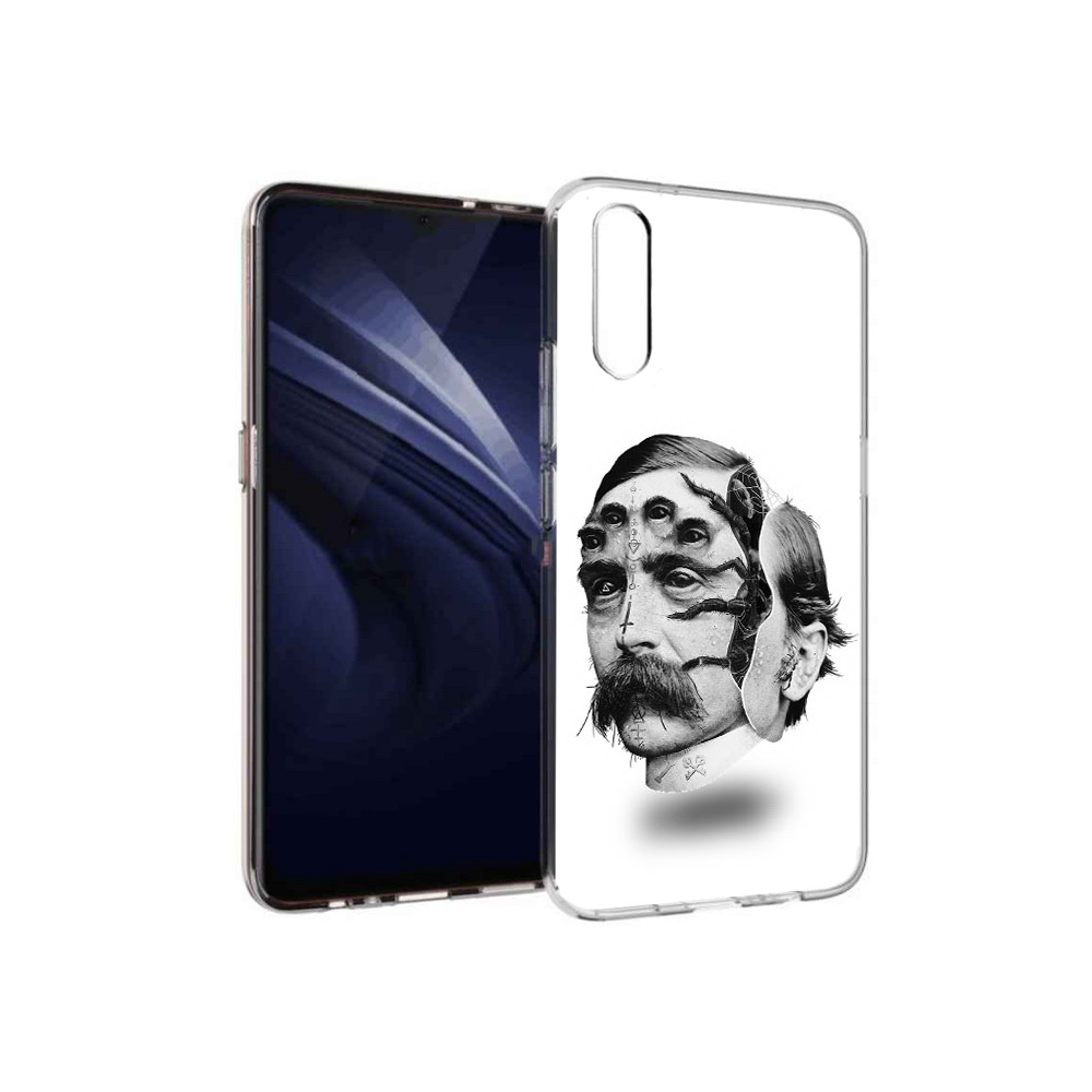 

Чехол MyPads Tocco для Vivo V17 Neo страшное лицо мужчины (PT226959.388.629), Прозрачный, Tocco