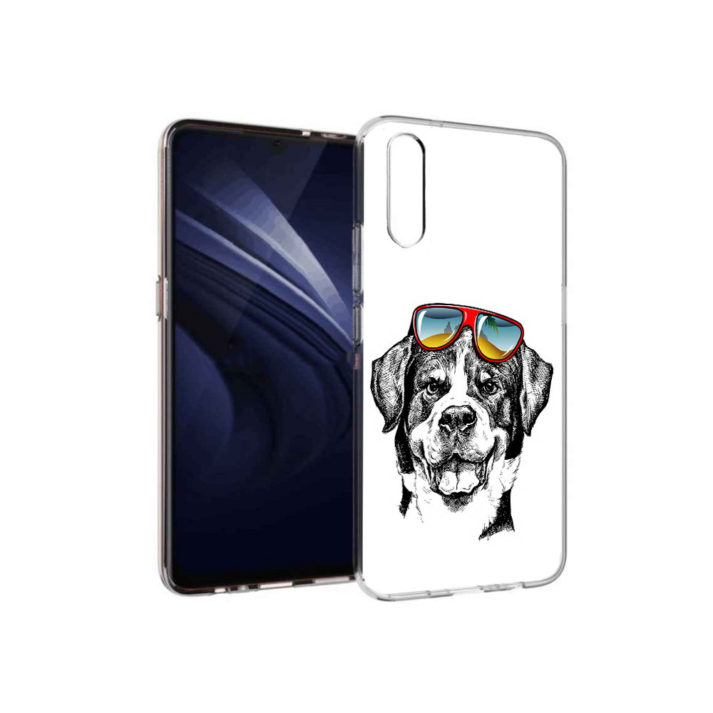 

Чехол MyPads Tocco для Vivo V17 Neo счастливая собака (PT226959.388.631), Прозрачный, Tocco