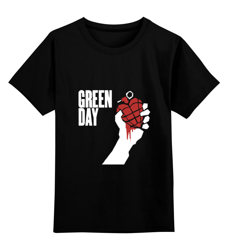 

Футболка детская Printio Green day цв. черный р. 152, Green day