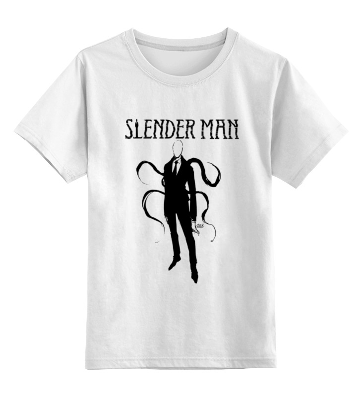 

Футболка детская Printio Slender man цв. белый р. 152, Slender man