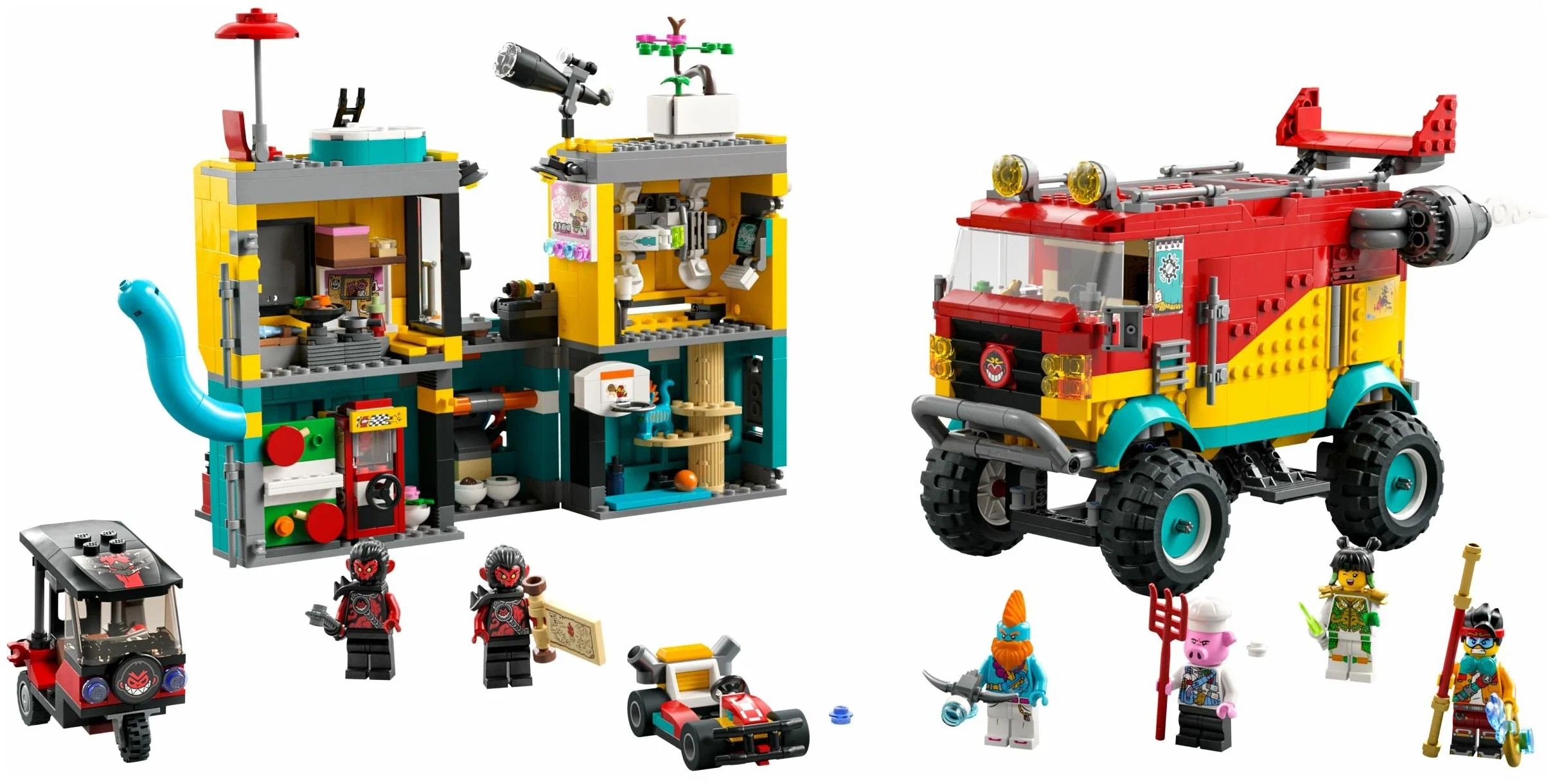 

Конструктор Lego Monkie Kid Транспортер команды, 80038