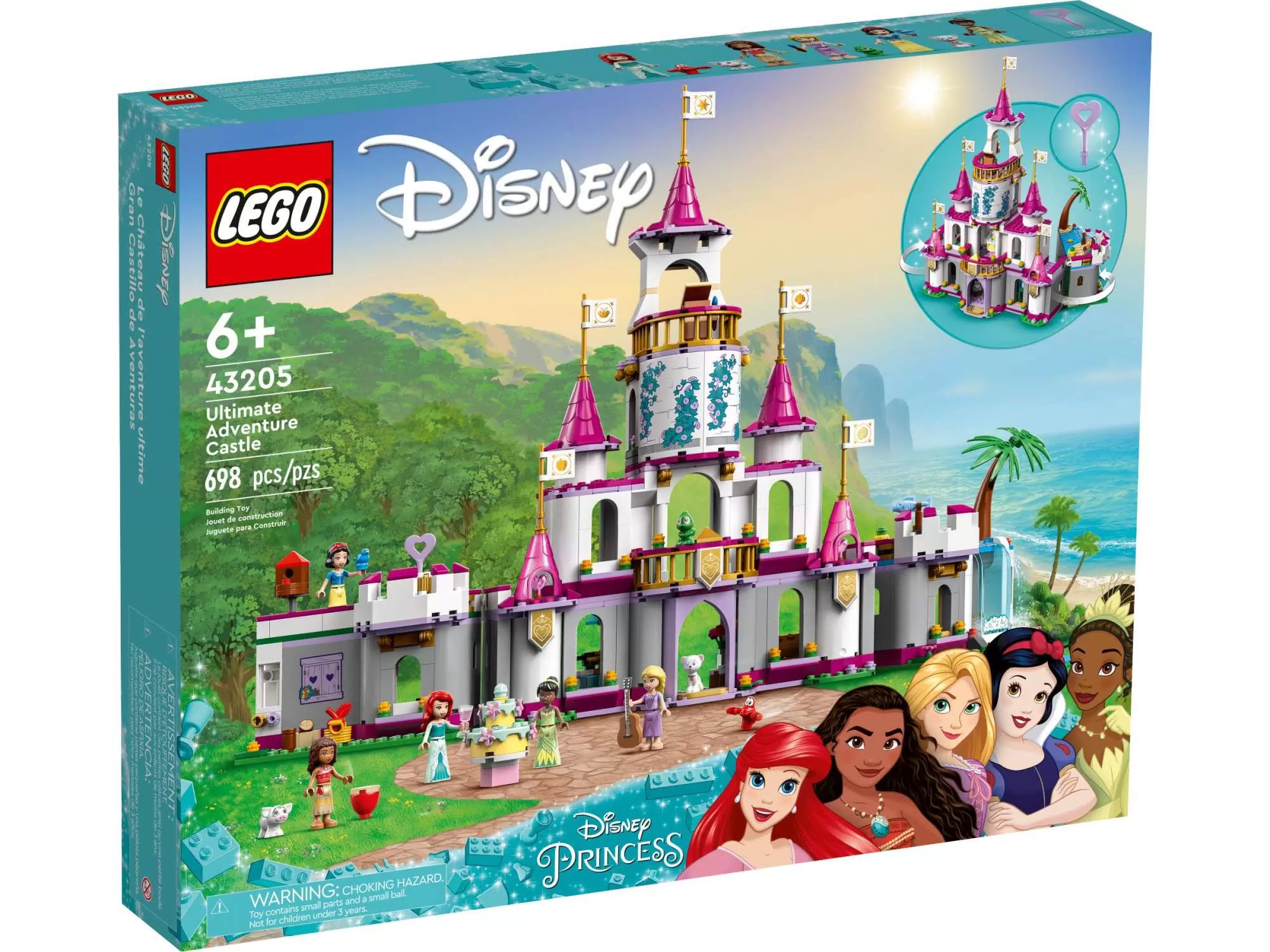 

Конструктор Lego Disney Princess Замок невероятных приключений, 6+, 43205