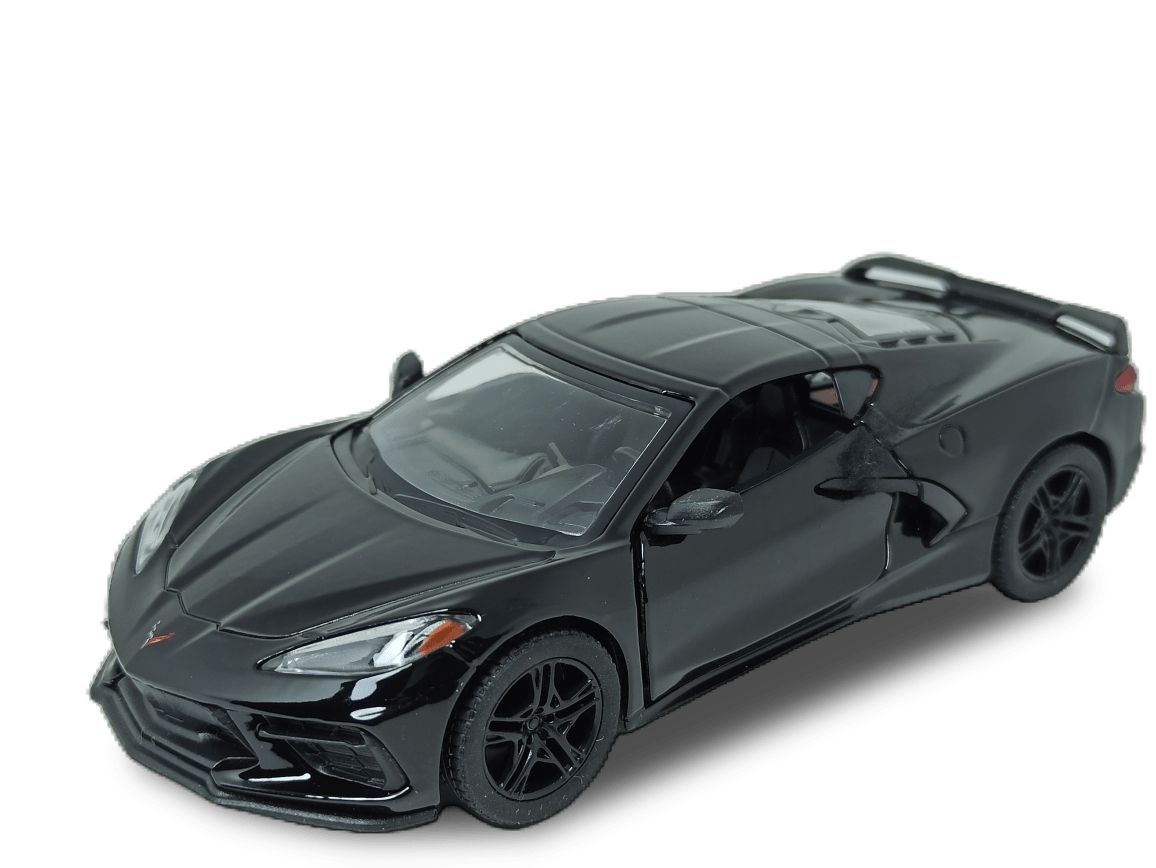 Модель машины Kinsmart КТ5432, 4 Corvette 2021 1:36 черная инерц