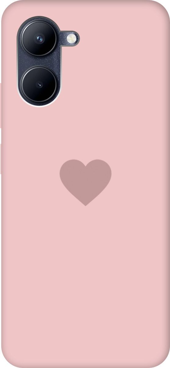 

Силиконовый чехол на realme C33 с принтом "Heart" розовый, 1577100
