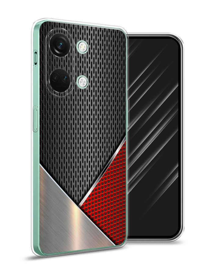 

Чехол Awog на OnePlus Nord 3 "Стальной металл", Черный;красный;серебристый, 154050-3