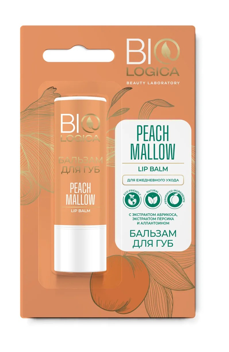 Бальзам для губ Biologica Peach mallow 3,6 г