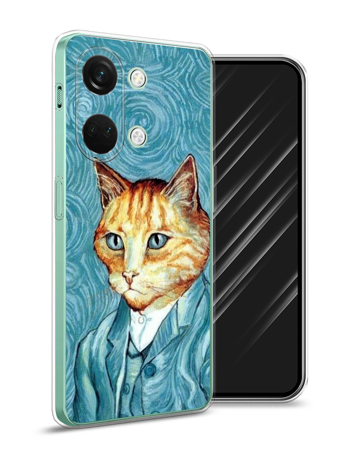 

Чехол Awog на OnePlus Nord 3 "Кот Ван Гог", Голубой;коричневый, 154050-2
