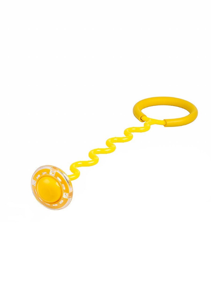 

Змейка-нейроскакалка Ball Masquerade желтая со светящимся led-роликом 1 шт, 60*15 см, НЕЙРОСКАКАЛКА