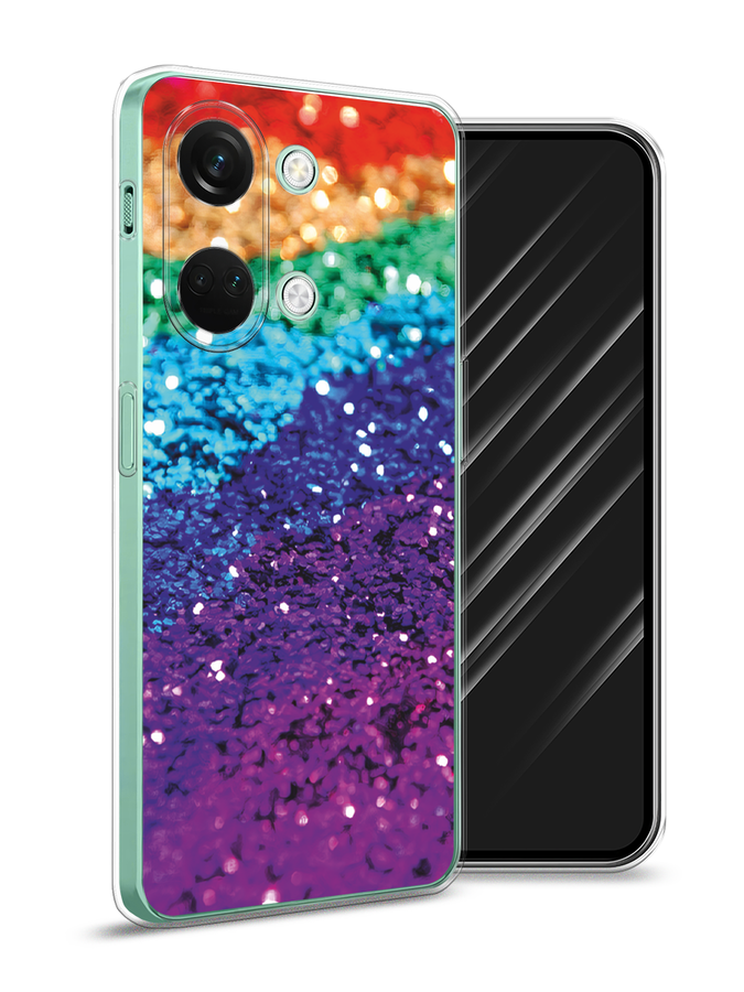 

Чехол Awog на OnePlus Nord 3 "Блестящая радуга рисунок", Разноцветный, 154050-3