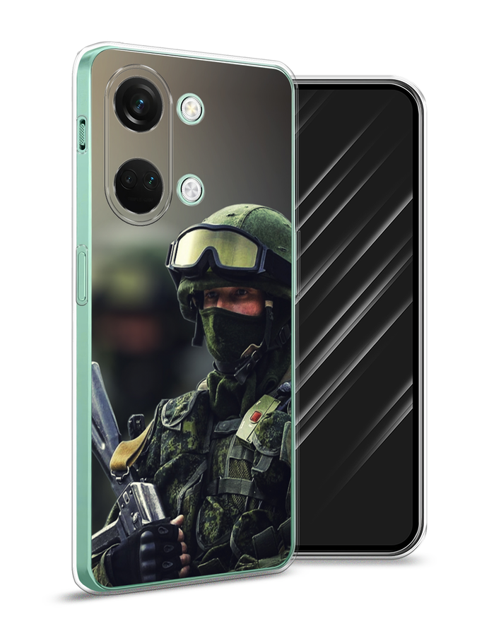 

Чехол Awog на OnePlus Nord 3 "Солдат", Зеленый;серый, 154050-5