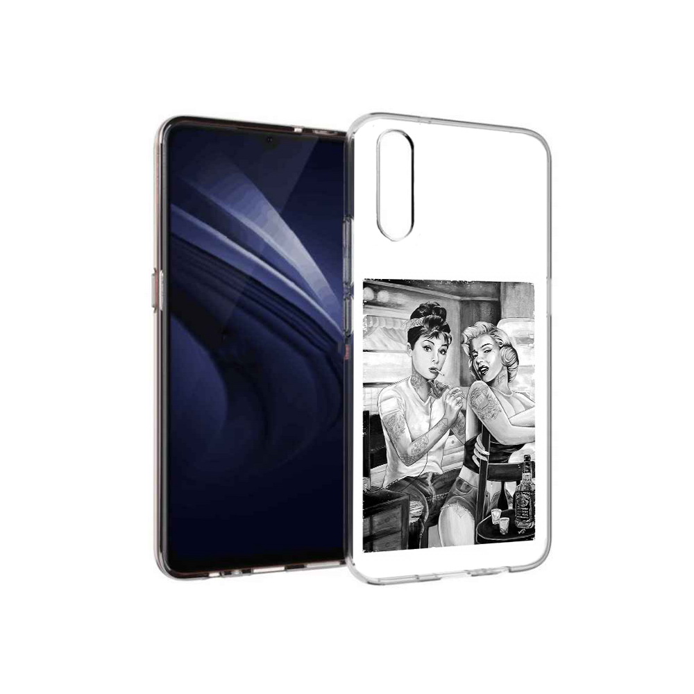 

Чехол MyPads Tocco для Vivo V17 Neo тату мастер (PT226959.388.637), Прозрачный, Tocco