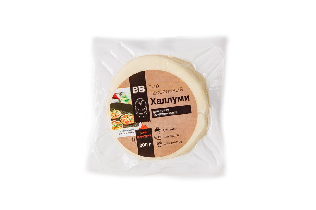 

Сыр рассольный ВкусВилл Халлуми для гриля Традиционный 40% 200 г