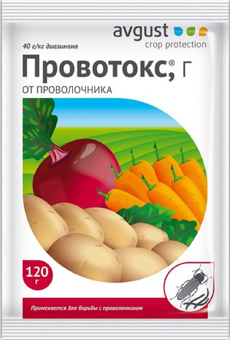 

Средство от садовых вредителей Август Провотокс 102696 120г, Провотокс