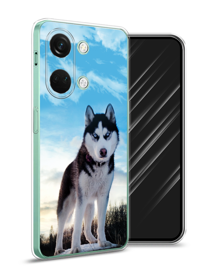 

Чехол Awog на OnePlus Nord 3 "Хаски 3", Белый;черный;голубой, 154050-2