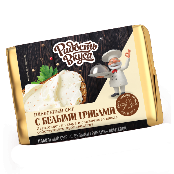 

Сыр плавленый Радость вкуса Белые грибы 35% 90 г
