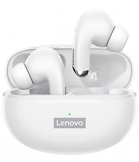 фото Наушники lenovo lp5 live pods tws white