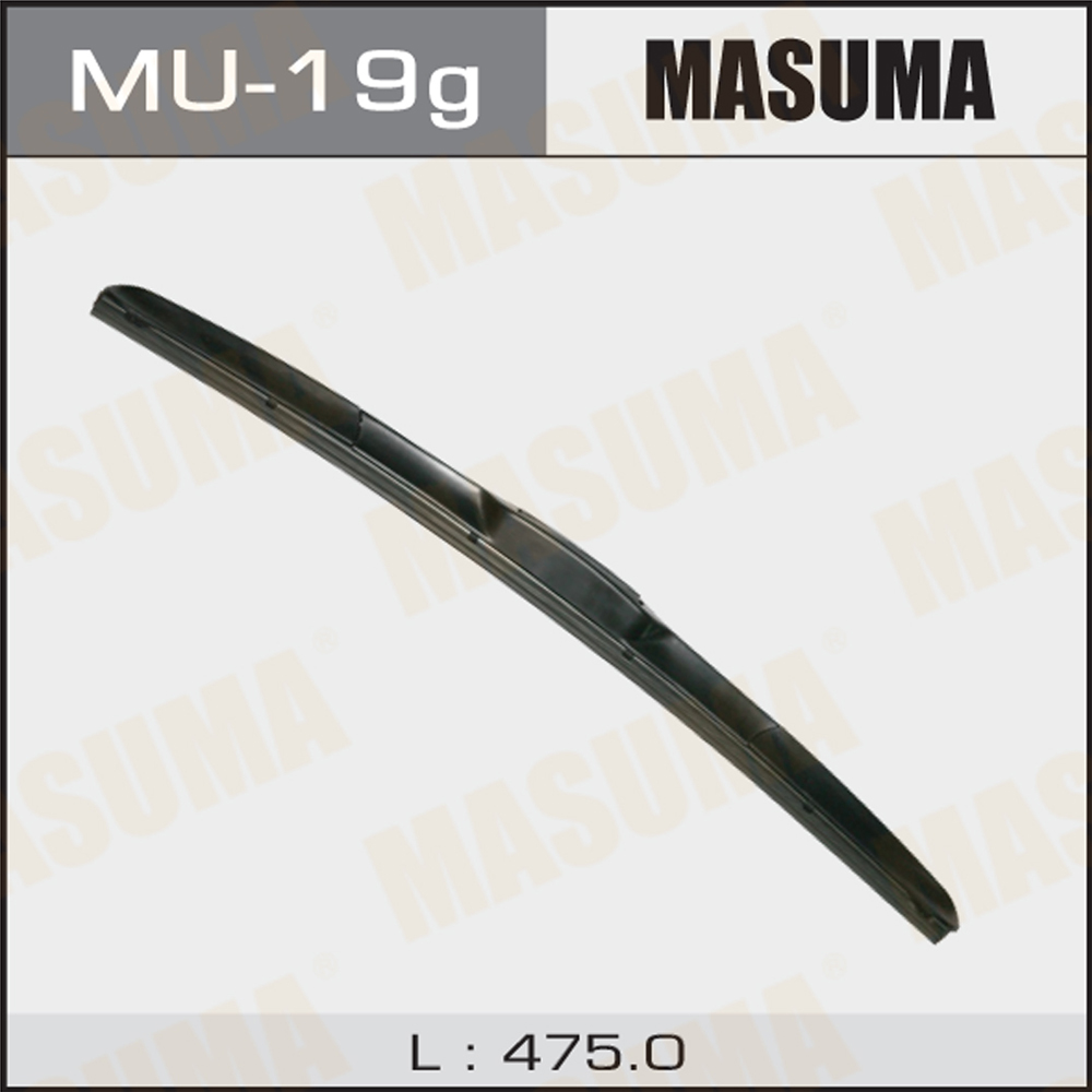 

Дворник 19 Гибридный, Крюк (475мм) Masuma арт. MU19G