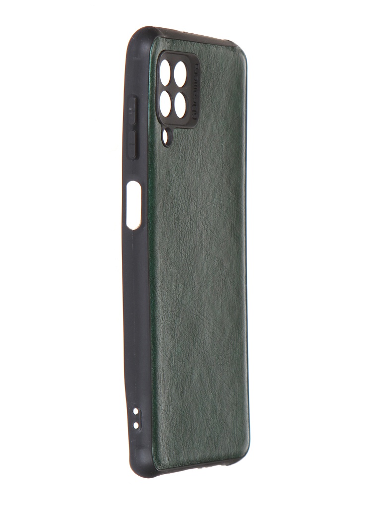 фото Чехол neypo для samsung galaxy a22 2021 pu leather back silicone green npul47179