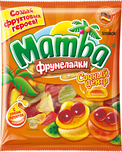 

Мармелад Mamba Фрумеладки Сочный центр жевательный 70 г