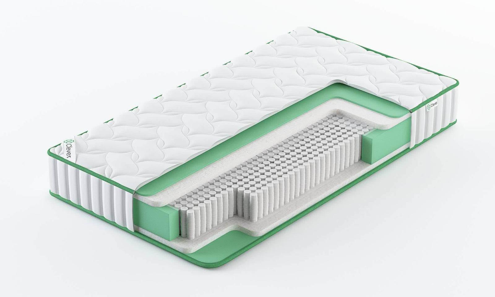 

Матрас Clever Strutto S1000 230x200, Белый, Strutto S1000