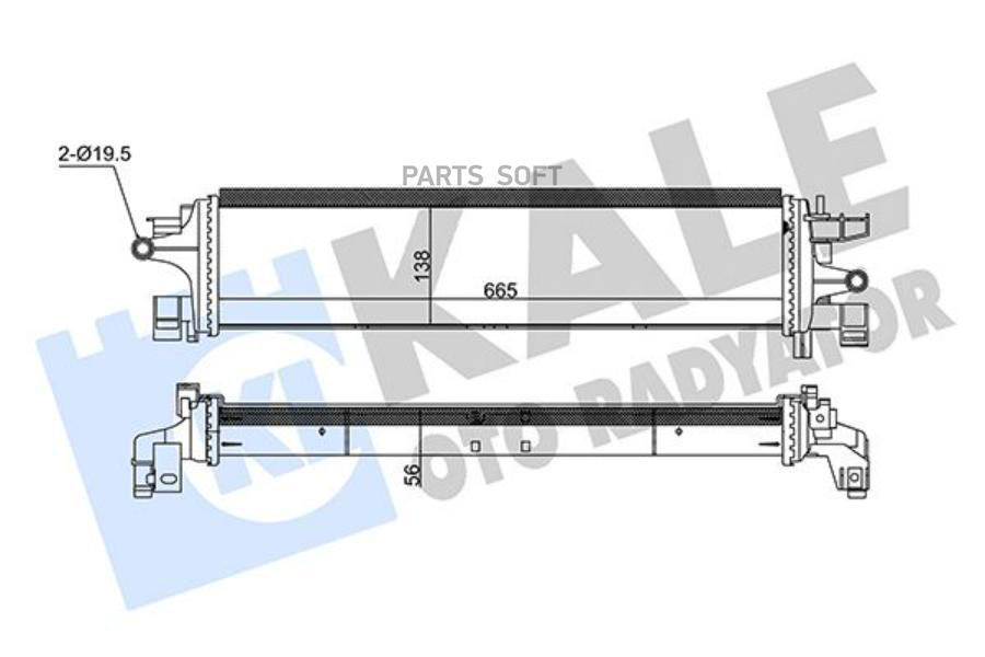 

Интеркулер Ford Focus Iii KALE арт. 350805