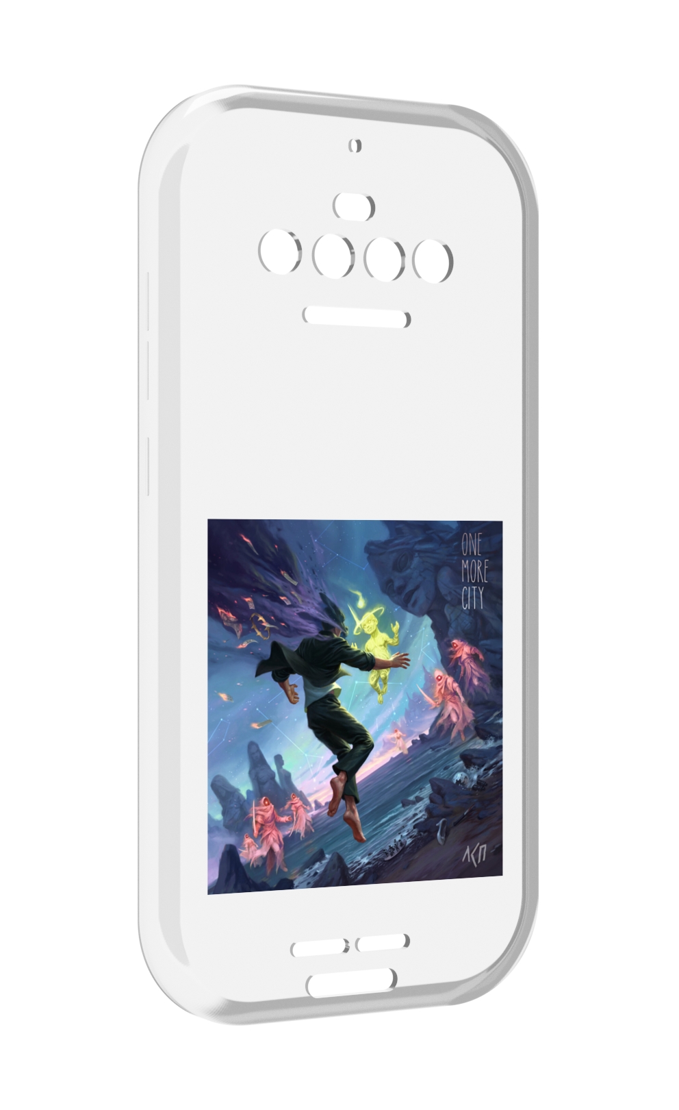 

Чехол MyPads One More City ЛСП для Oukitel F150 R2022, Прозрачный, Tocco