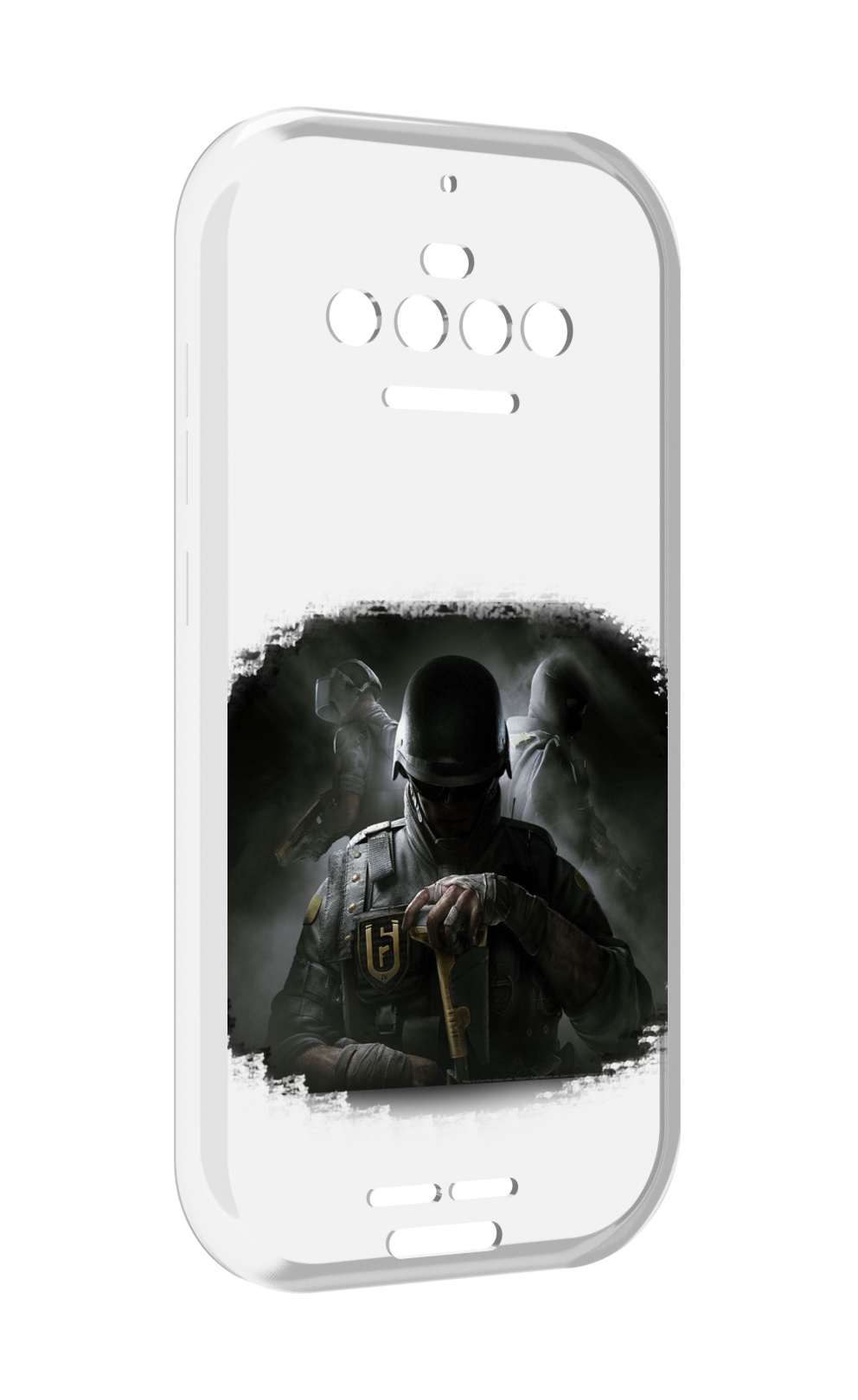 

Чехол MyPads Rainbow Six Siege для Oukitel F150 R2022, Прозрачный, Tocco