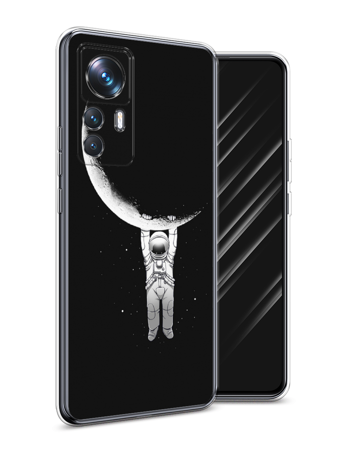 

Чехол Awog на Xiaomi 12T Pro / Сяоми 12T Про "Космонавт", Белый;черный