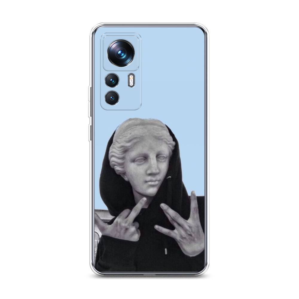 

Чехол Awog на Xiaomi 12T Pro / Сяоми 12T Про "SWAG статуя", Голубой