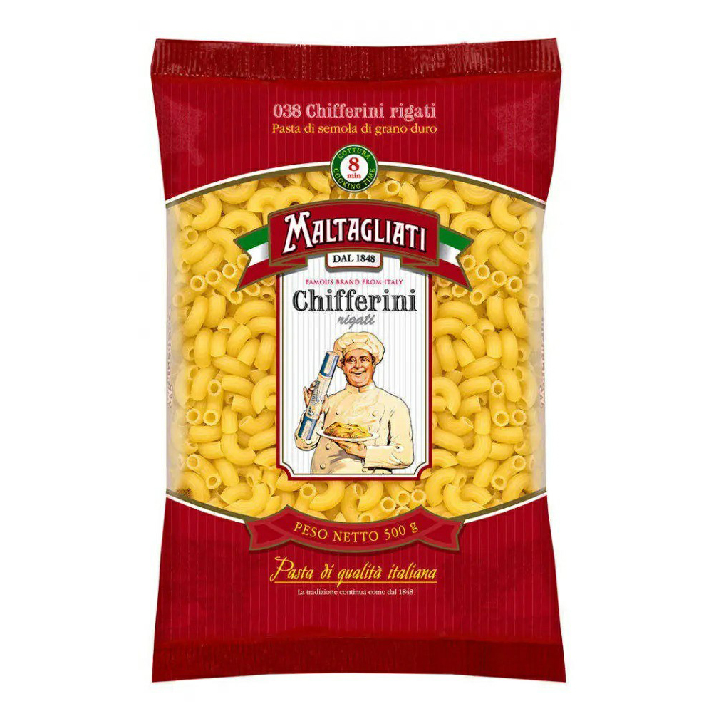 

Макаронные изделия Maltagliati 038 Chifferini Rigati 500 г
