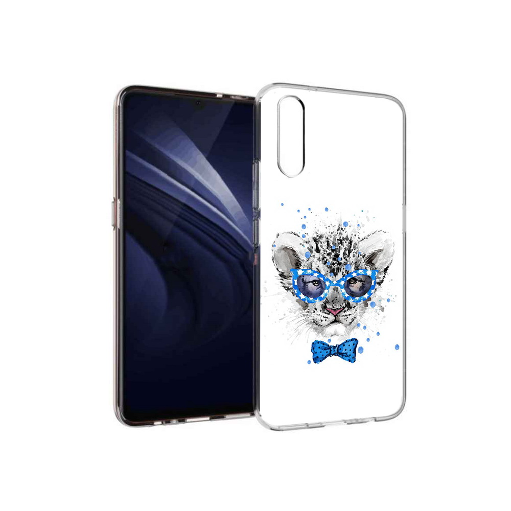 

Чехол MyPads Tocco для Vivo V17 Neo тигренок с бабочкой (PT226959.388.642), Прозрачный, Tocco