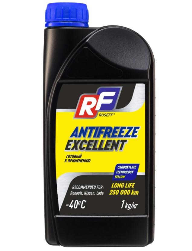 фото Антифриз antifreeze excellent oat желтый ruseff арт. 17371n