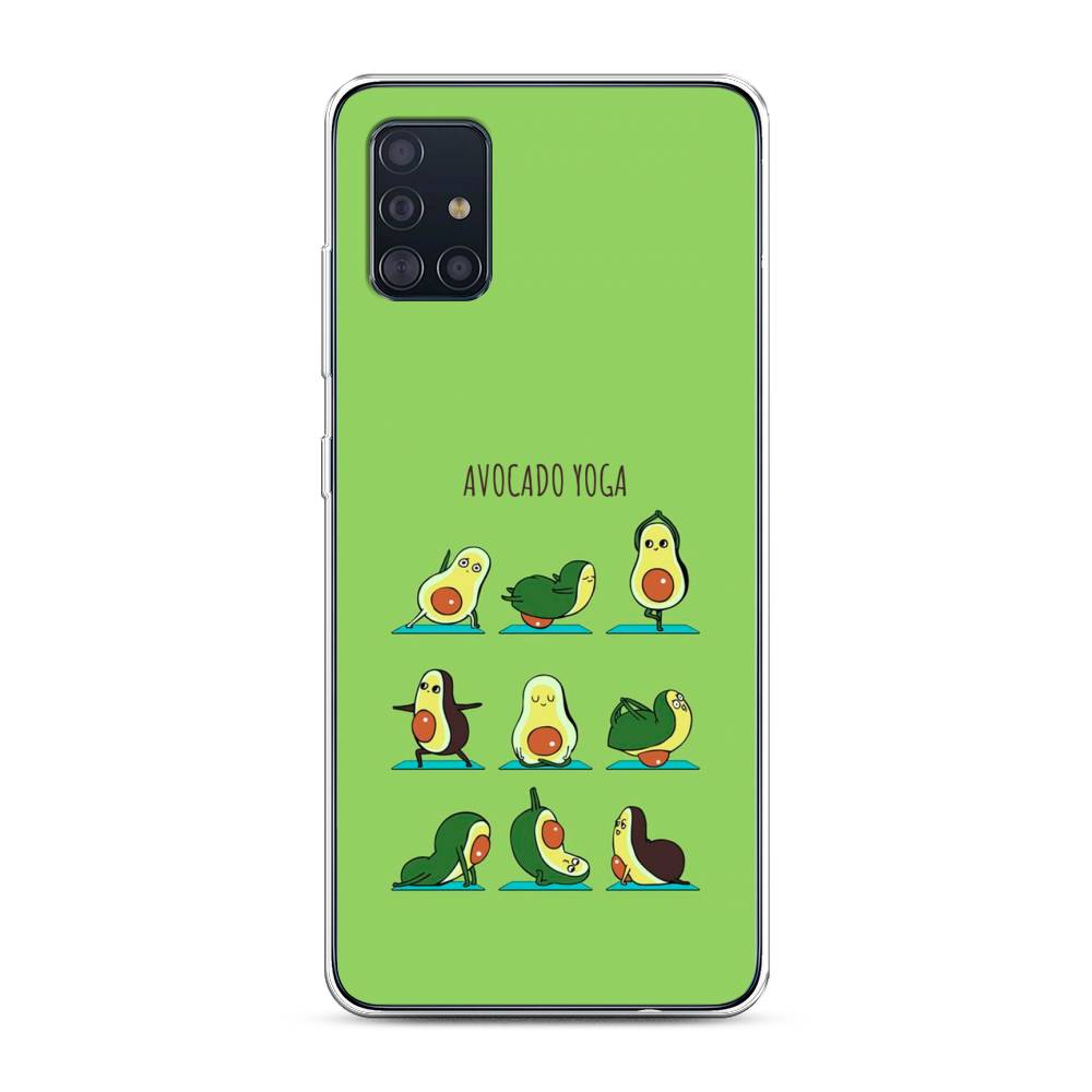 

Чехол Awog на Samsung Galaxy A51 "Авокадо йога", Разноцветный, 28950-10