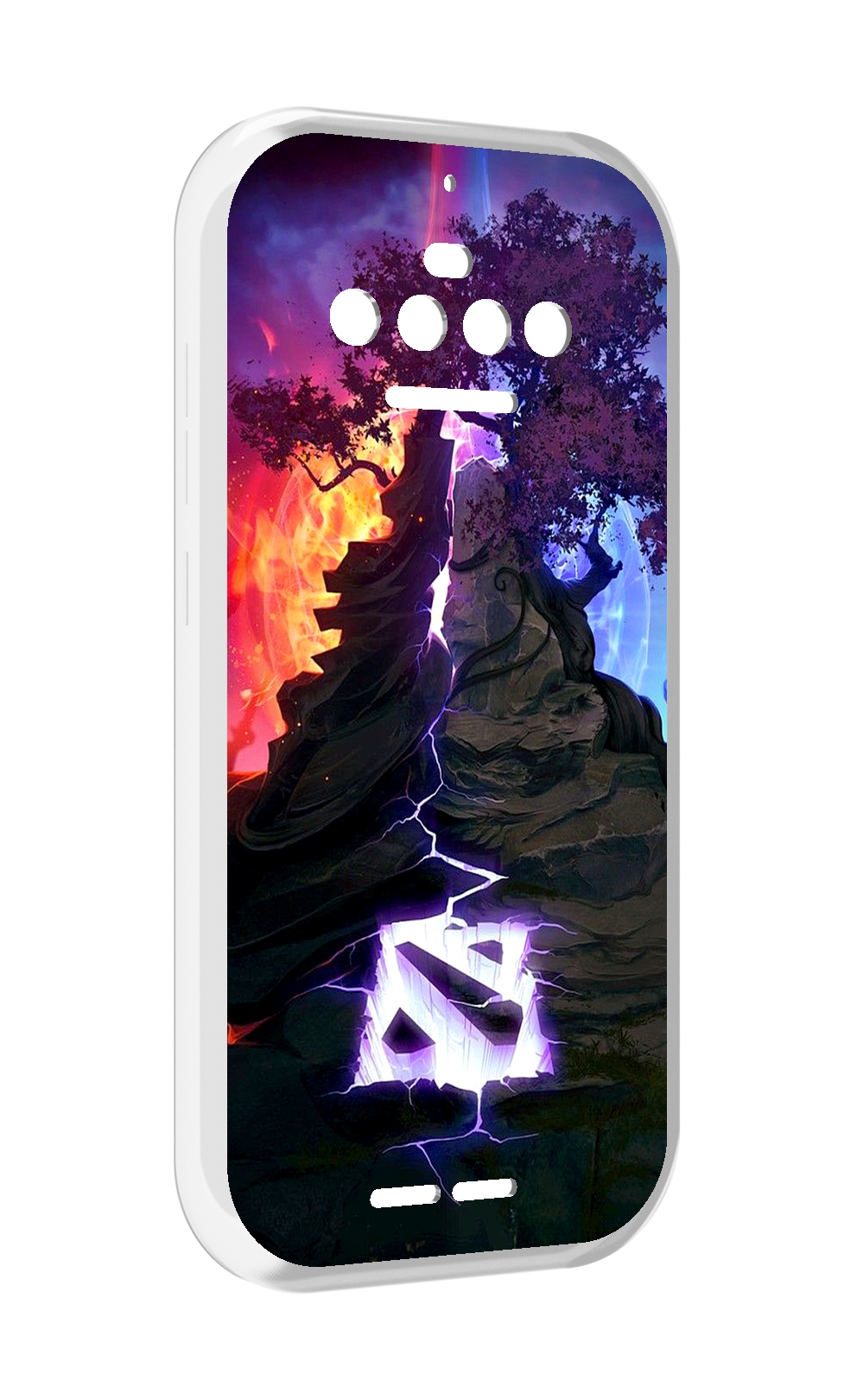 

Чехол MyPads dota 2 логотип для Oukitel F150 R2022, Прозрачный, Tocco