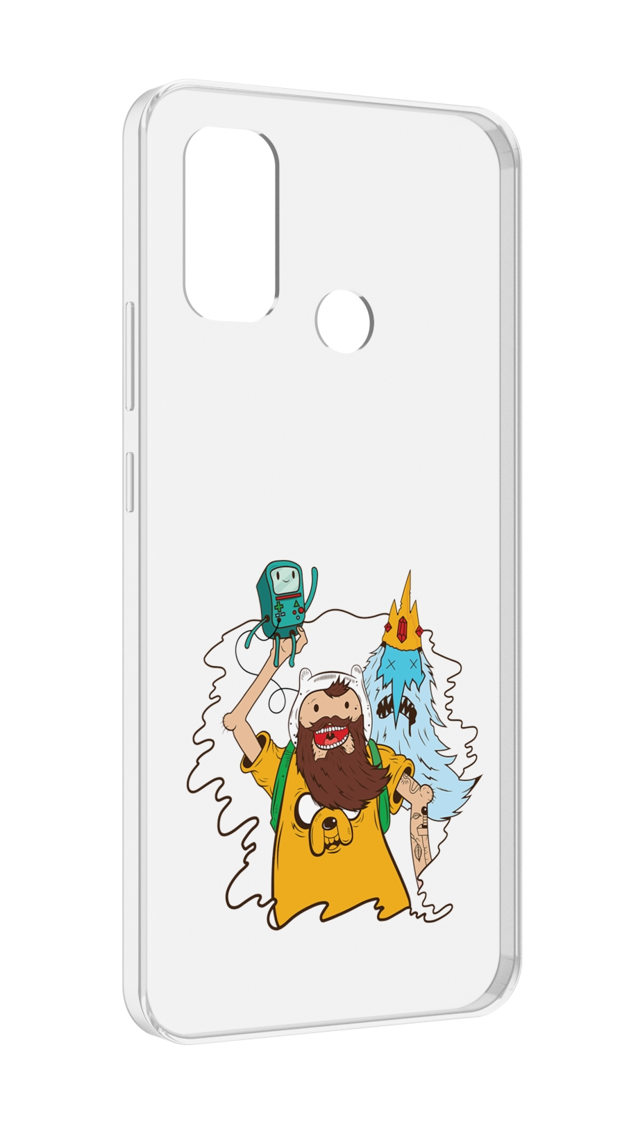 

Чехол MyPads время приключений старый Финн для UleFone Note 10P/Note 10, Прозрачный, Tocco