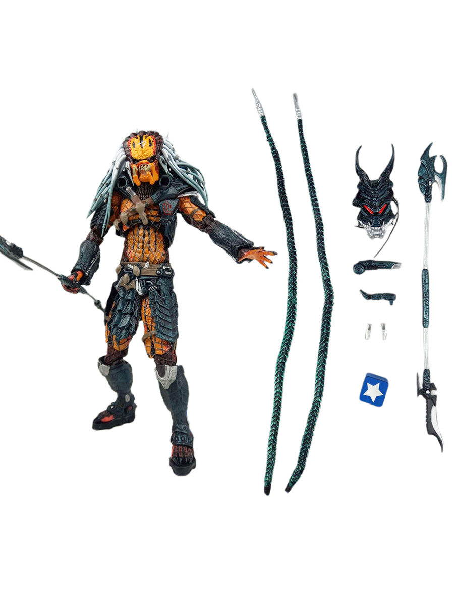 Фигурка StarFriend Хищник лидер клана Predator (аксессуары, 20 см) клинок клана