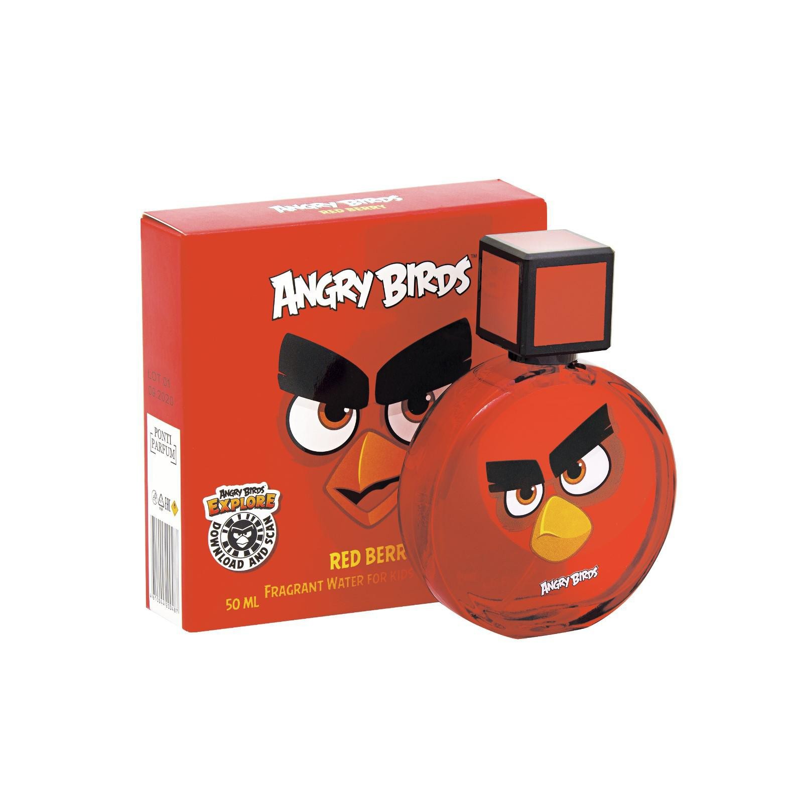 

Душистая вода для детей Angry Birds Red Berry, 50 мл