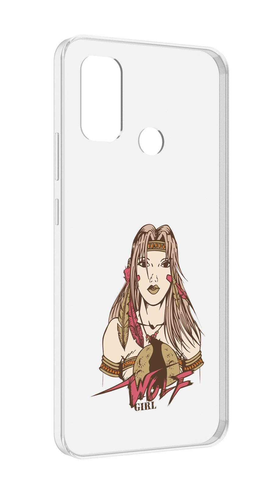

Чехол MyPads девушка волк для UleFone Note 10P/Note 10, Прозрачный, Tocco
