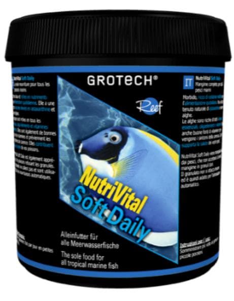 Grotech NutriVital Soft Daily 0,6-0,9mm Мягкий корм для рыбы в гранулах  350g