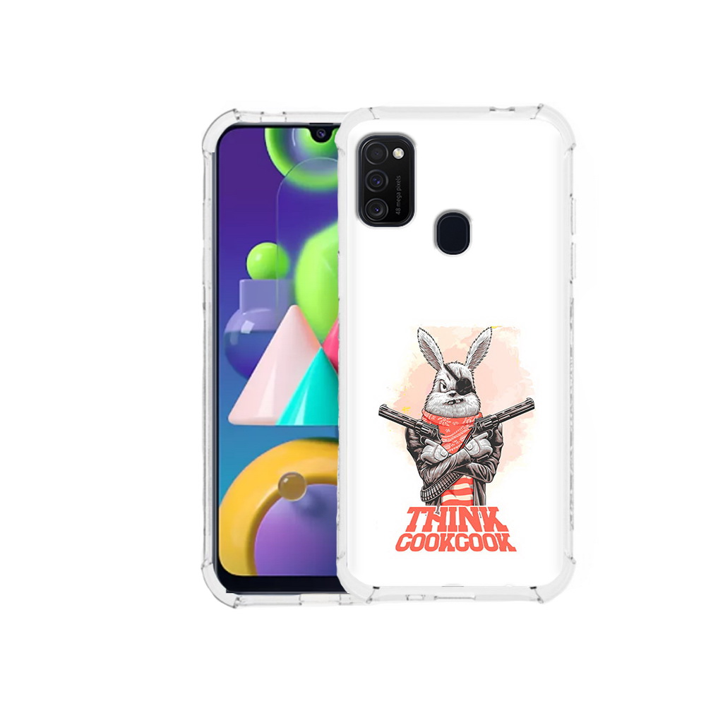 Чехол MyPads Tocco для Samsung Galaxy M21 кролик пират (PT147110.591.419)