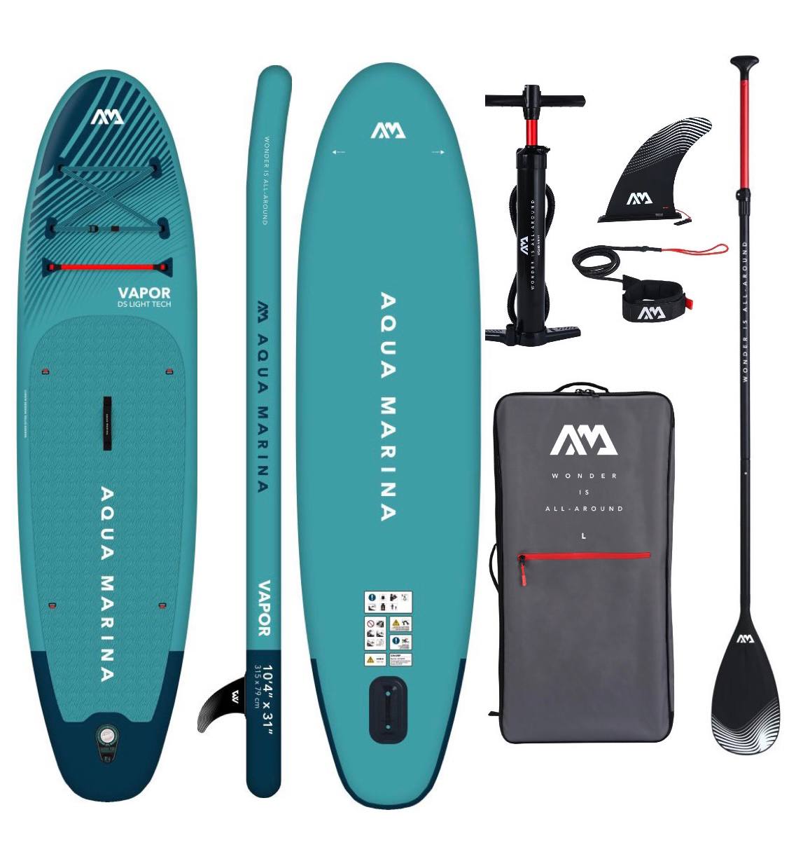 

SUP-борд Aqua Marina Vapor S23 315x79x15 см blue, Голубой, Vapor S23