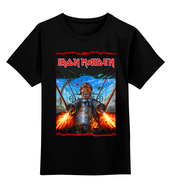 

Футболка детская Printio Iron maiden band цв. черный р. 152, Iron maiden band
