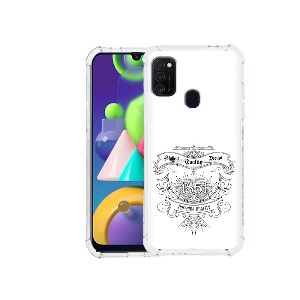 

Чехол MyPads Tocco для Samsung Galaxy M21 логотип 1851 год (PT147110.591.444), Прозрачный, Tocco