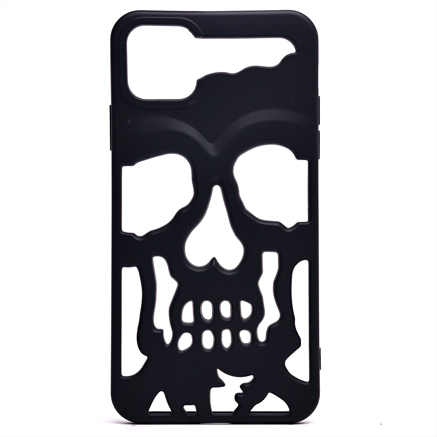 

Чехол для iPhone 11 силиконовый серия череп <черный>