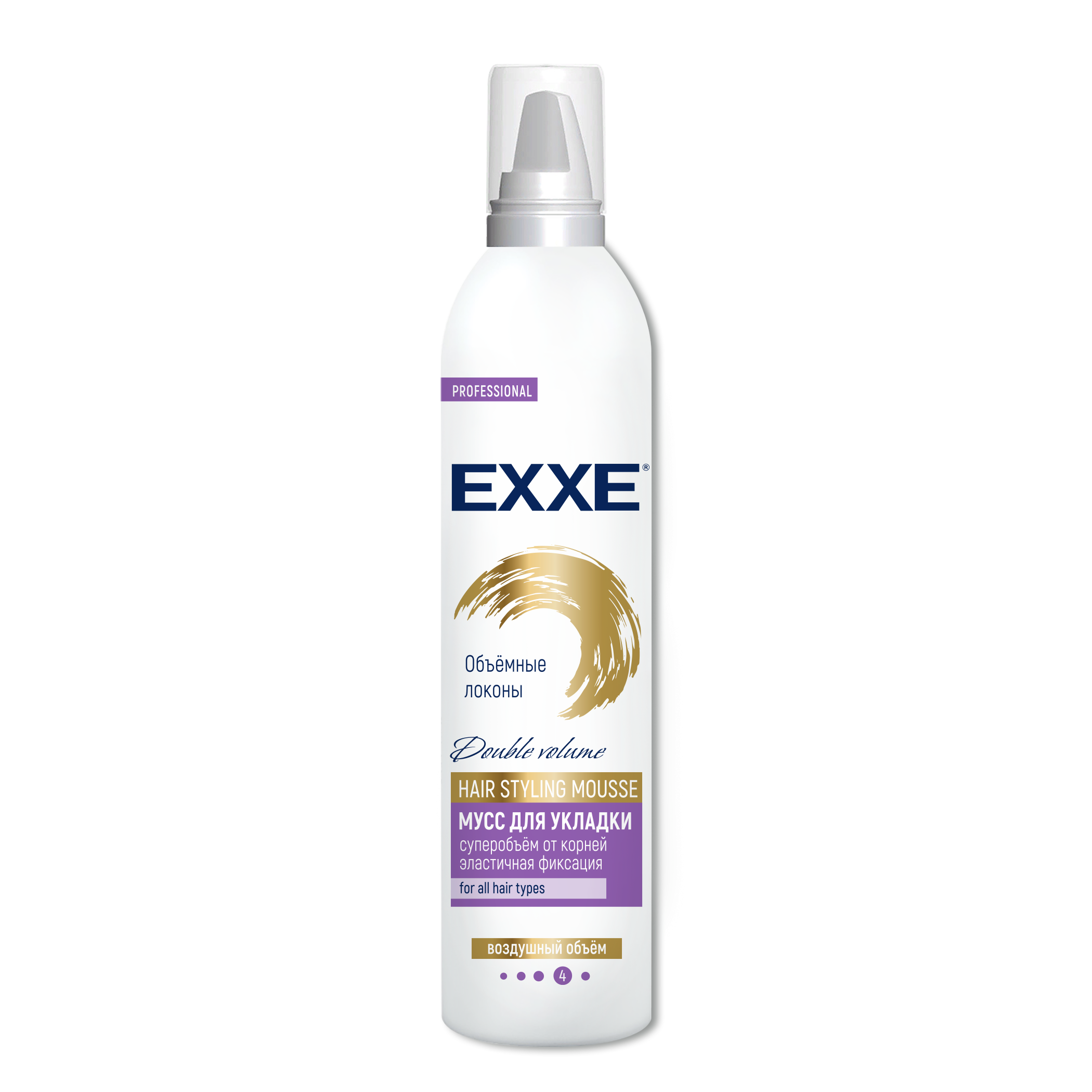 Мусс для укладки волос EXXE Объёмные локоны 250 мл мусс для укладки волос concept объем сильной фиксации 300 мл