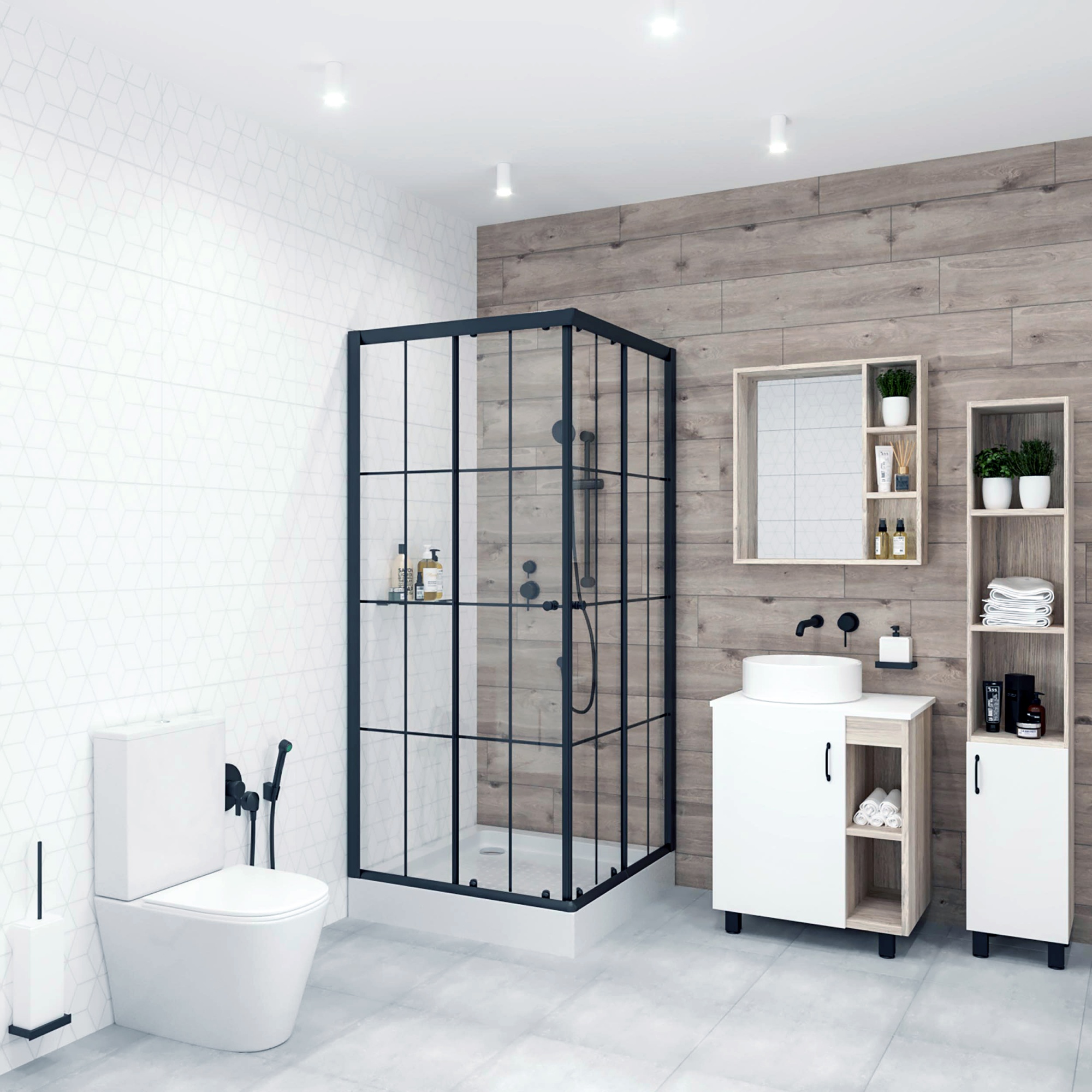 

Душевой уголок Niagara Nova NG-0190-14 90x90, квадратный, с поддоном