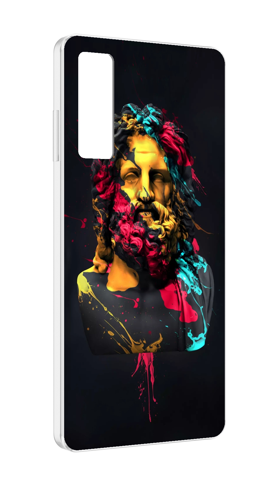 

Чехол MyPads арт-статуя-краски для TCL 20 5G, Прозрачный, Tocco