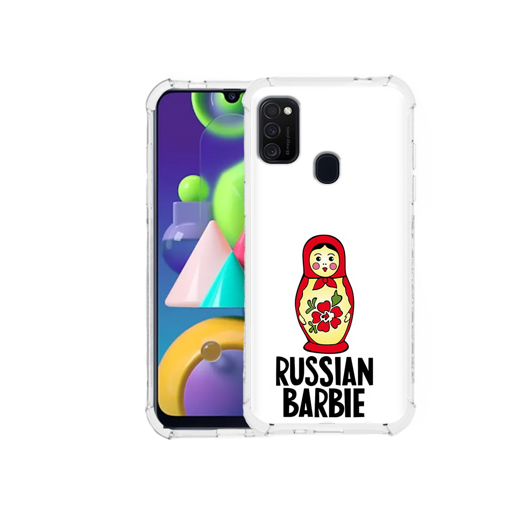 

Чехол MyPads Tocco для Samsung Galaxy M21 матрешка (PT147110.591.459), Прозрачный, Tocco