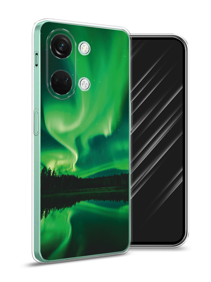 

Чехол Awog на OnePlus Nord 3 "Ночные пейзажи 7", Зеленый;черный, 154050-4