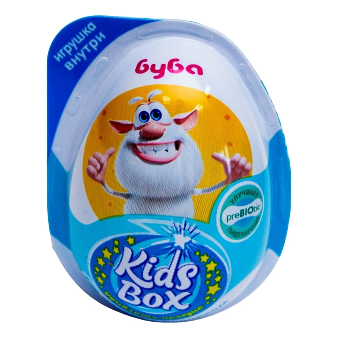 Яйцо Spar Kids Box Буба десерт 20 г с игрушкой